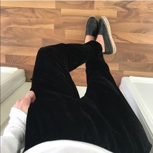 Velvety Black Joggers